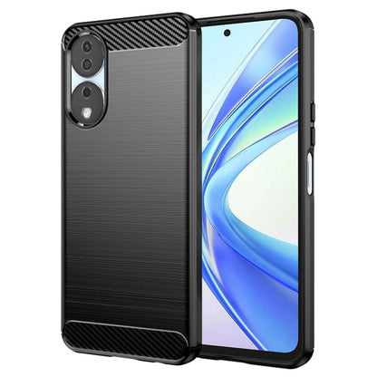 Kuori Honor X7b 5G / 90 Smart / X7b 4G:lle, Techsuit, Hiili, Musta