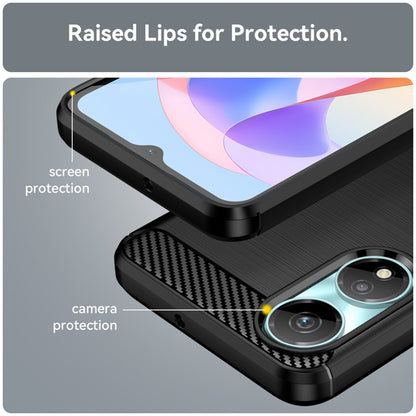 Kuori Honor X7b 5G / 90 Smart / X7b 4G:lle, Techsuit, Hiili, Musta