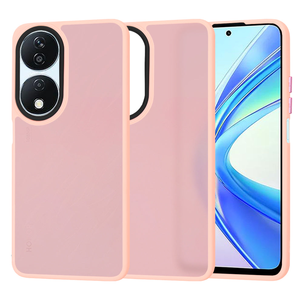 Kuori Honor X7b 5G / 90 Smart / X7b 4G:lle, Techsuit, HaloFrost, Vaaleanpunainen