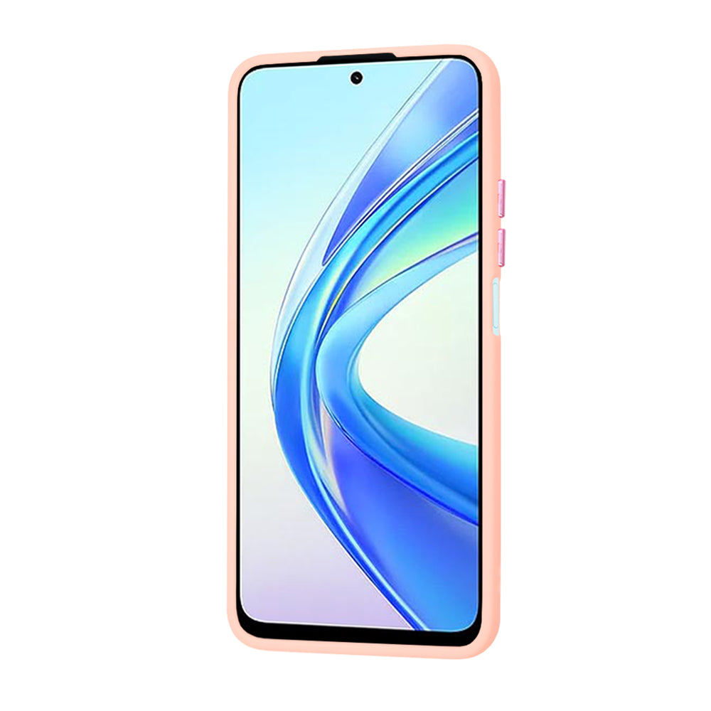 Kuori Honor X7b 5G / 90 Smart / X7b 4G:lle, Techsuit, HaloFrost, Vaaleanpunainen