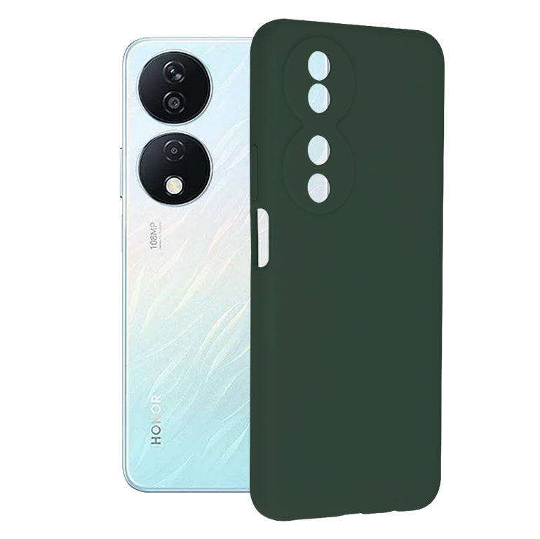 Kuori Honor X7b 5G / 90 Smart / X7b 4G:lle, Techsuit, Soft Edge, Tummanvihreä