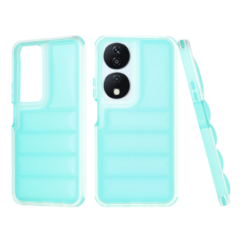 Kuori Honor X7b 5G / 90 Smart / X7b 4G:lle, Techsuit, Wave Shield, Turkoosi