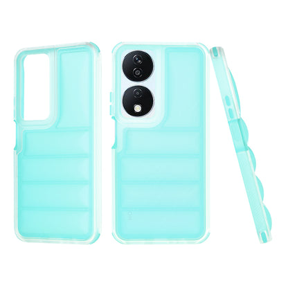Kuori Honor X7b 5G / 90 Smart / X7b 4G:lle, Techsuit, Wave Shield, Turkoosi