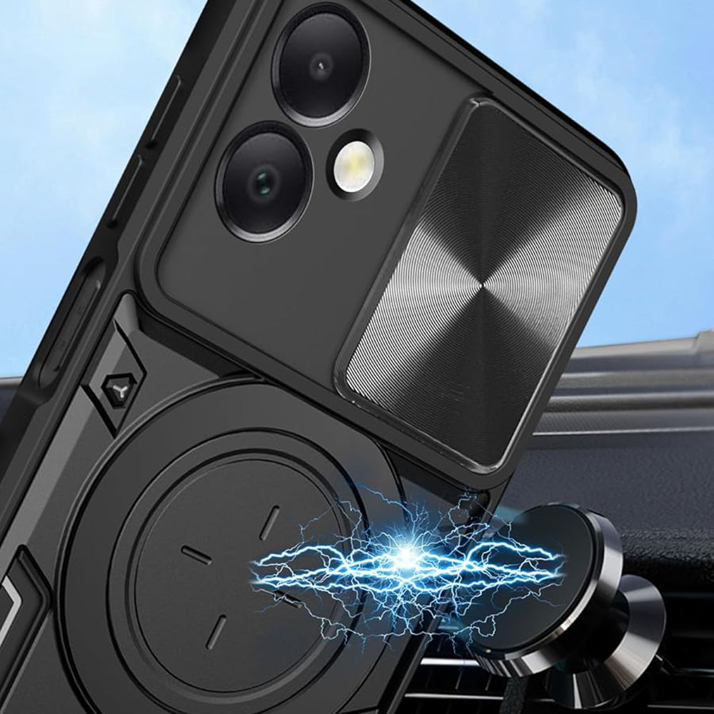 Kuori Honor X7c / 200 Smartille, Techsuit, CamGuard Pro, Musta
