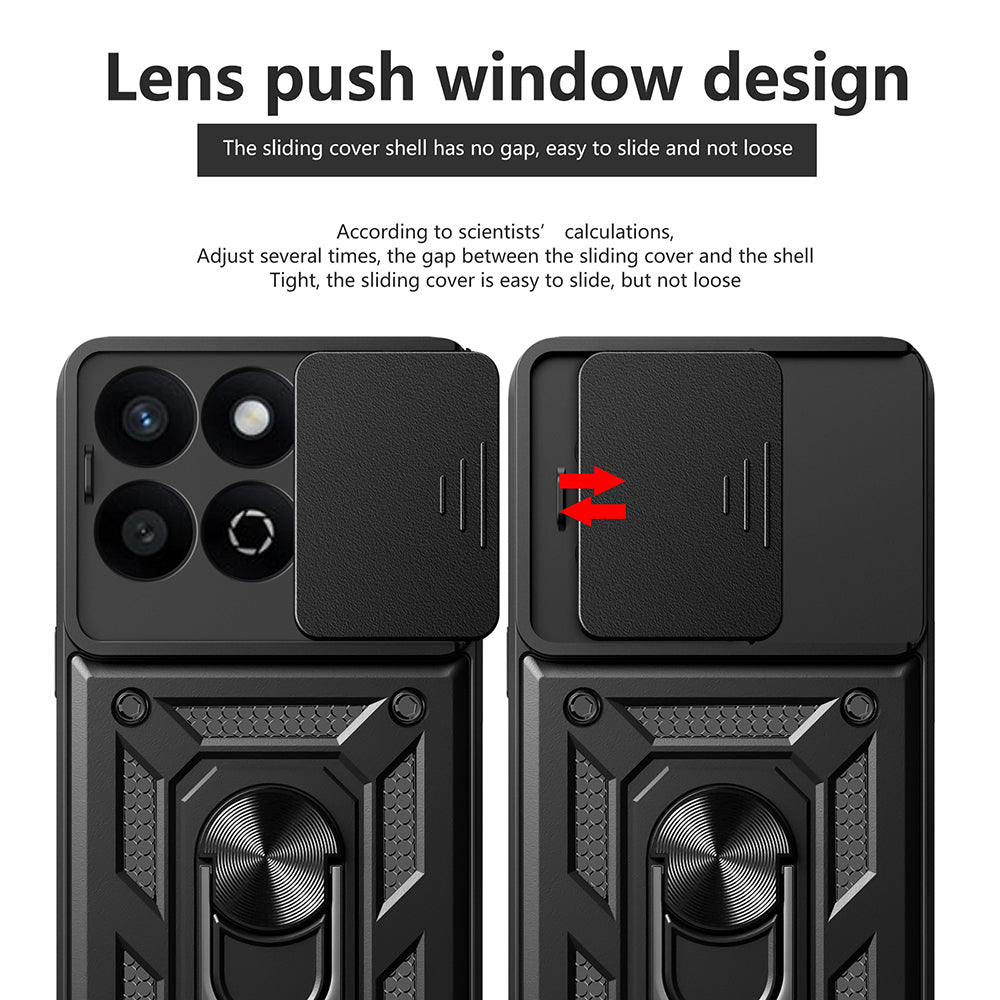 Kuori Honor X7c / 200 Smartille, Techsuit, CamShield, Musta