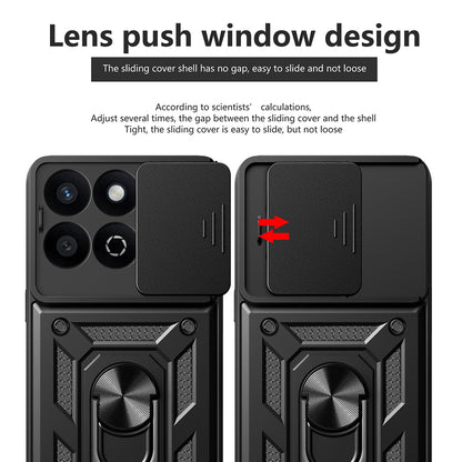 Kuori Honor X7c / 200 Smartille, Techsuit, CamShield, Musta