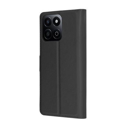 Case for Honor X7c / 200 Smart, Techsuit, Leather Folio, Black