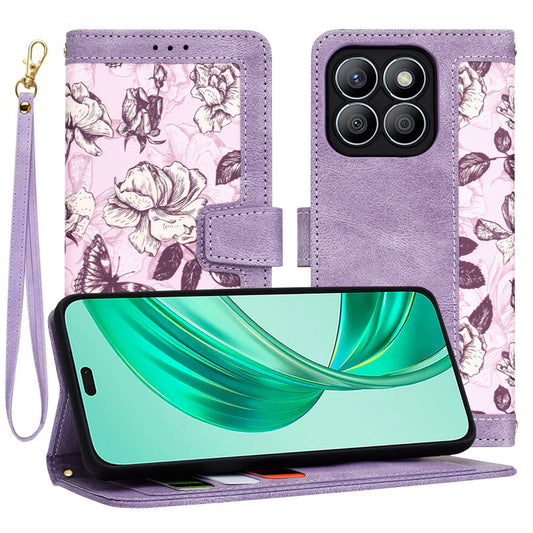 Kuori Honor X8b:lle, Techsuit, FlipCraft, Violetti