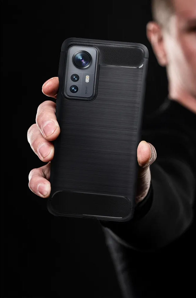 Kuori Honor X8c:lle, OEM, Hiili, Musta