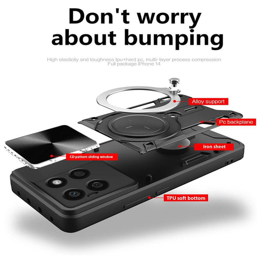 Kuori Honor X8c:lle, Techsuit, CamGuard Pro, Musta