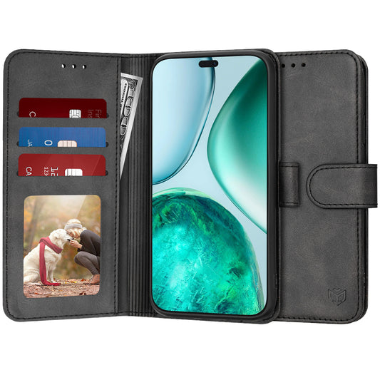 Kuori Honor X8c:lle, Techsuit, Diary Book, Musta