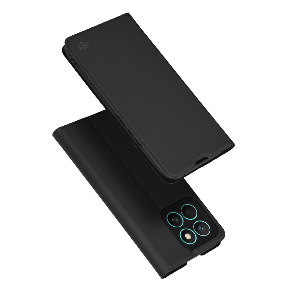 Kuori Honor X8c:lle, Techsuit, Magskin Book, Musta