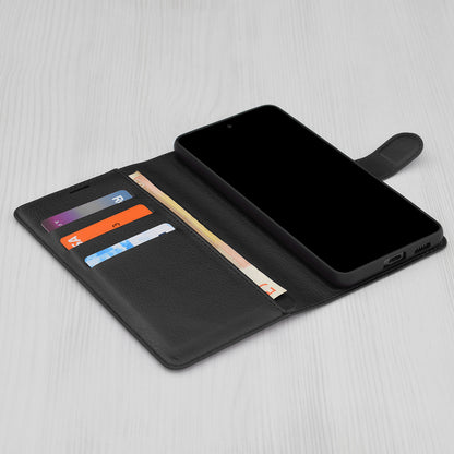 Case for Honor X9c / Magic7 Lite, Techsuit, Leather Folio, Black