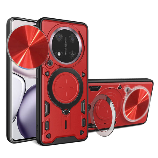 Kuori Honor X9c / Magic7 Lite -puhelimelle, Techsuit, CamGuard Pro, Punainen
