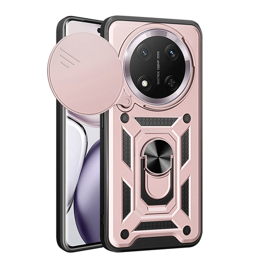 Kuori Honor X9c / Magic7 Lite -puhelimelle, Techsuit, CamShield, vaaleanpunainen