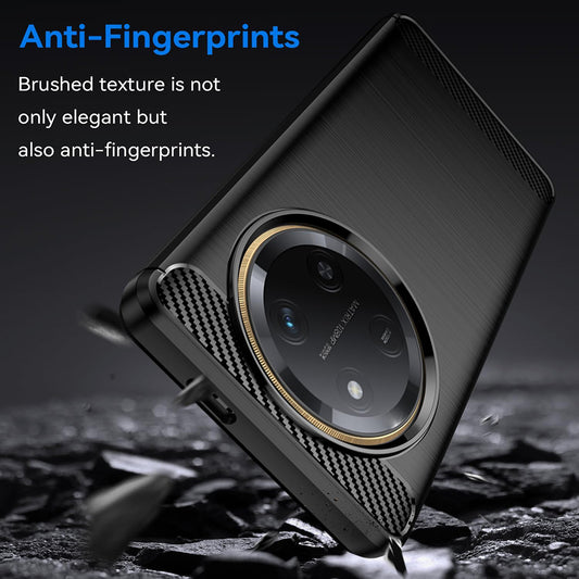 Kuori Honor X9c / Magic7 Lite -puhelimelle, Techsuit, Hiili, Musta