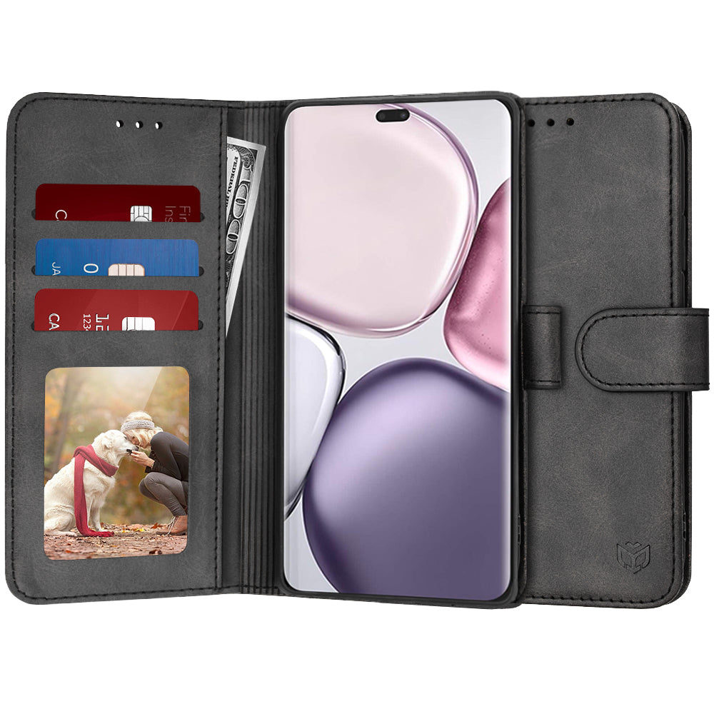 Kuori Honor X9c / Magic7 Lite -puhelimelle, Techsuit, Diary Book, Musta