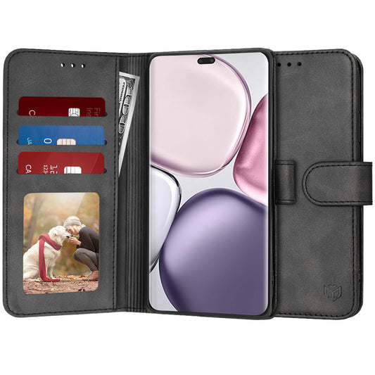 Kuori Honor X9c / Magic7 Lite -puhelimelle, Techsuit, Diary Book, Musta