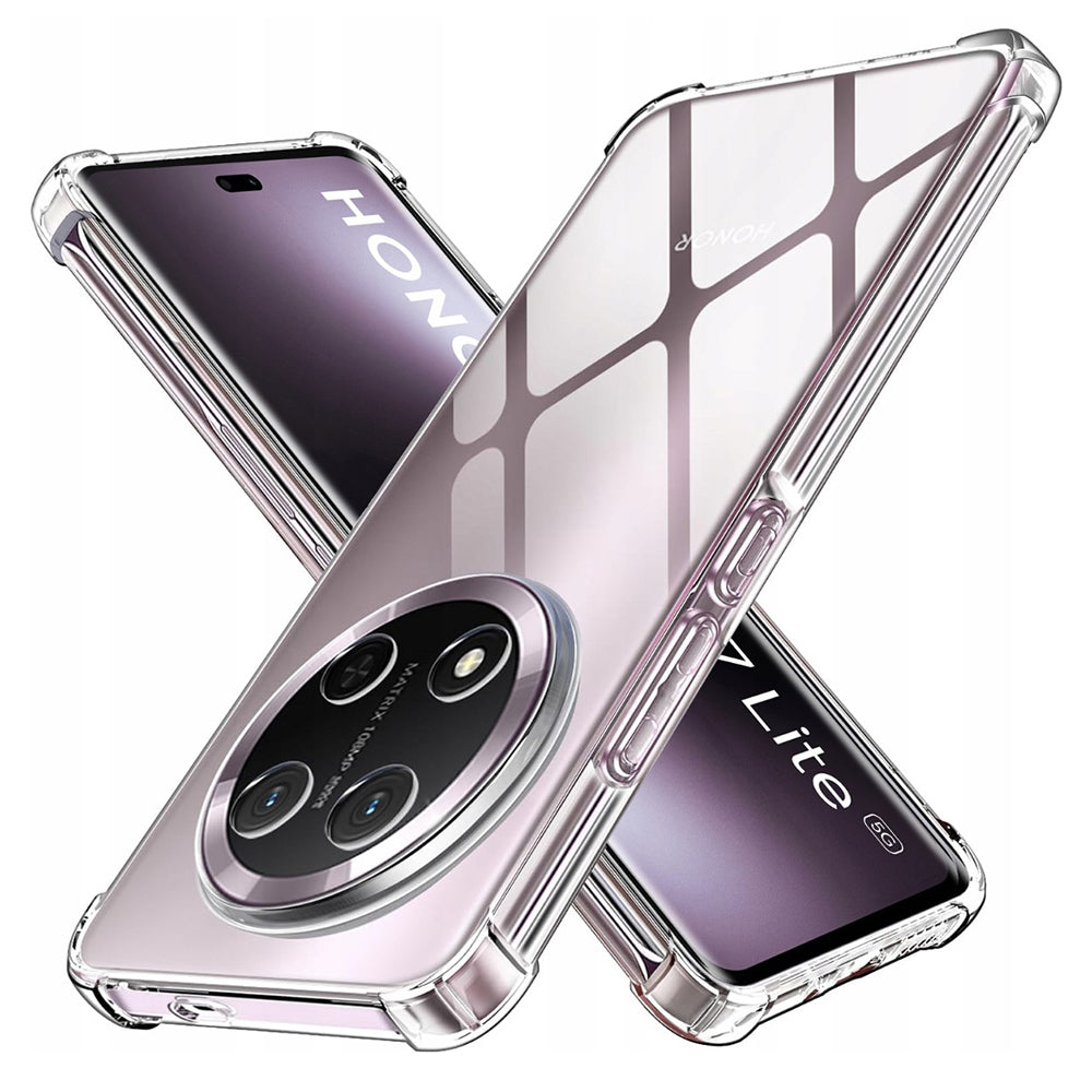 Kuori Honor X9c / Magic7 Lite -puhelimelle, Techsuit, Iskunkestävä Kirkas, Läpinäkyvä