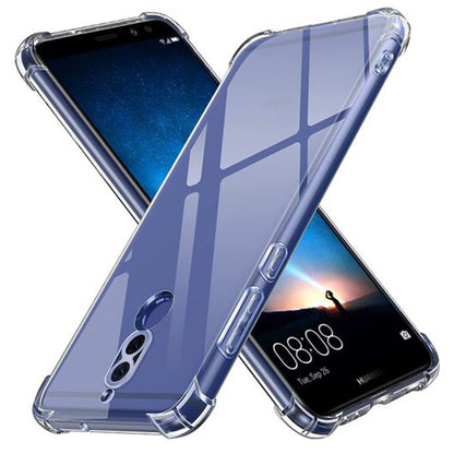 Kuori Huawei Mate 10 Lite -puhelimelle, Techsuit, Iskunkestävä Kirkas, Läpinäkyvä