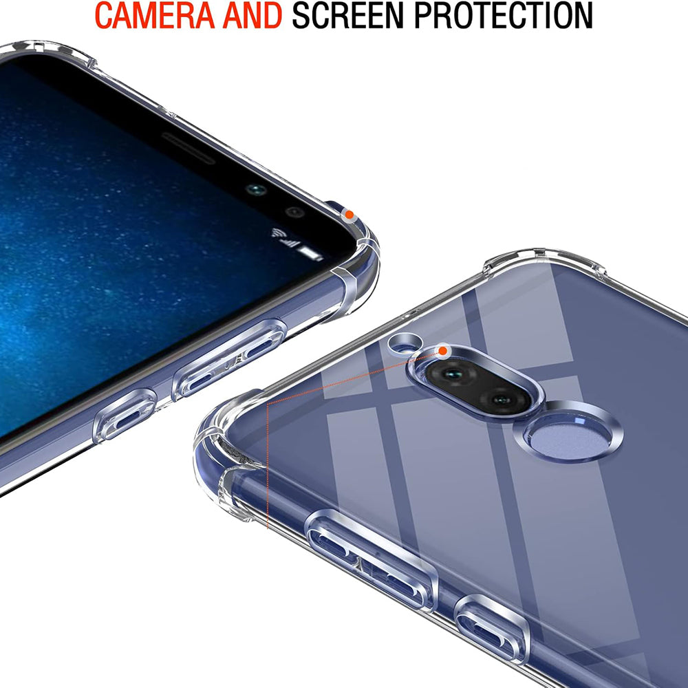 Kuori Huawei Mate 10 Lite -puhelimelle, Techsuit, Iskunkestävä Kirkas, Läpinäkyvä