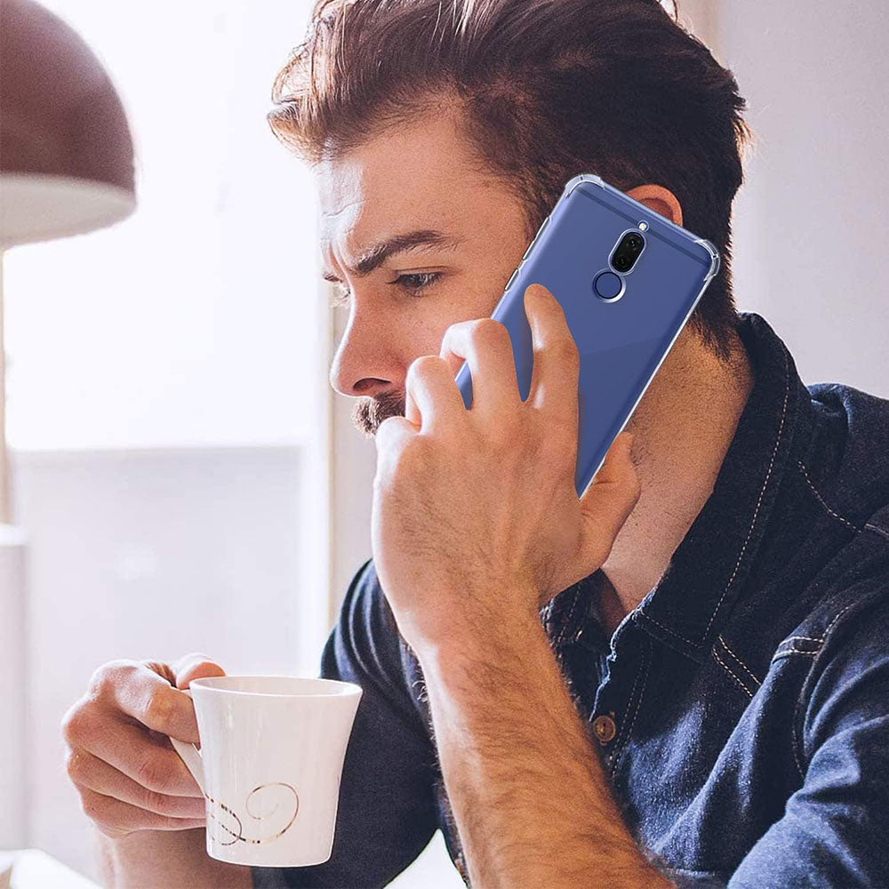 Kuori Huawei Mate 10 Lite -puhelimelle, Techsuit, Iskunkestävä Kirkas, Läpinäkyvä