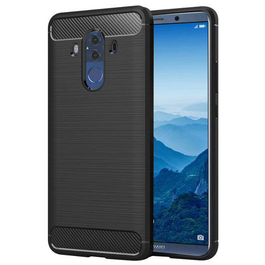 Case for Huawei Mate 10 Pro, Techsuit, Carbon, Black