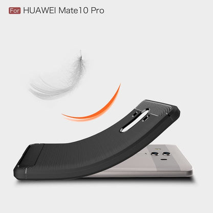 Case for Huawei Mate 10 Pro, Techsuit, Carbon, Black