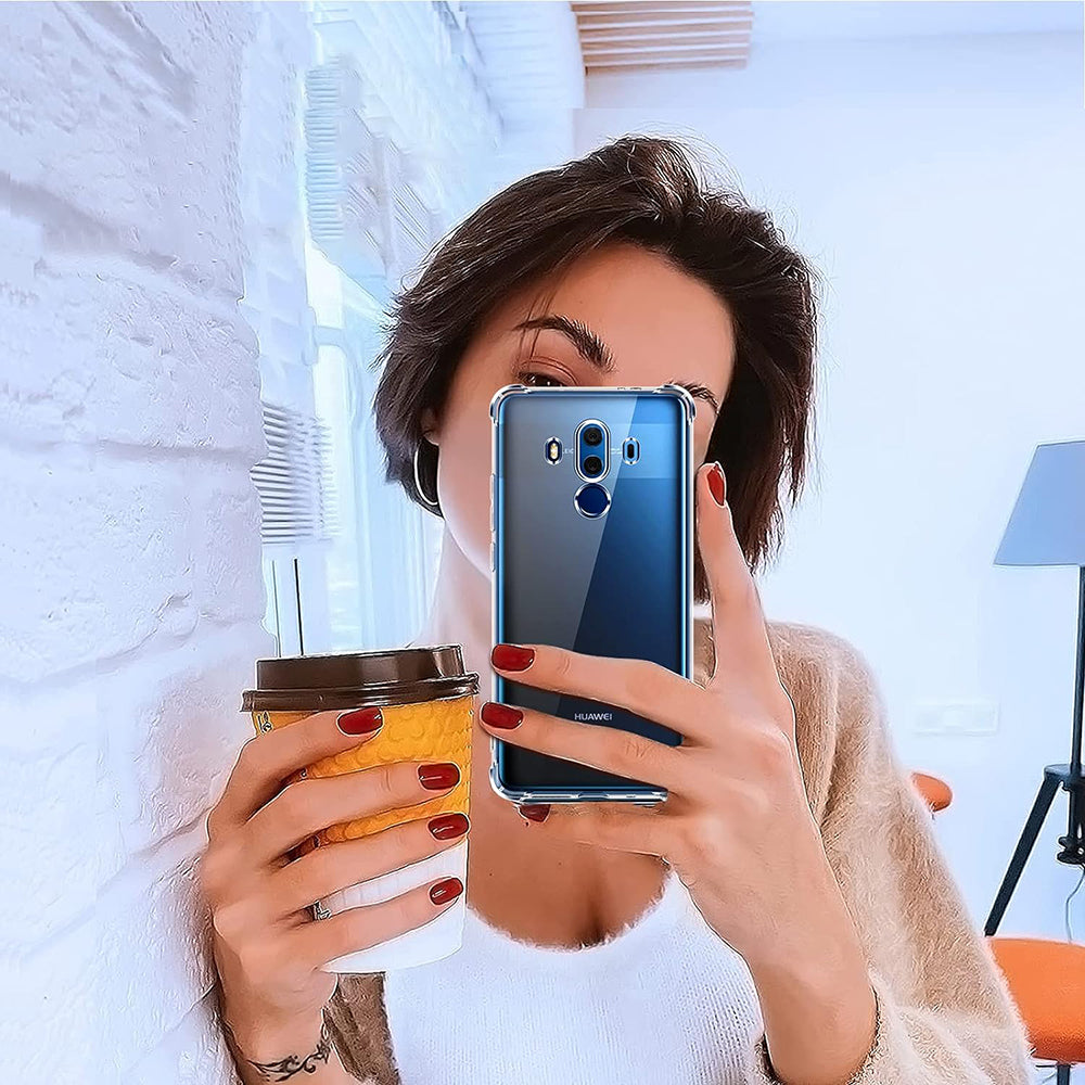 Kuori Huawei Mate 10 Pro:lle, Techsuit, Iskunkestävä Kirkas, Läpinäkyvä