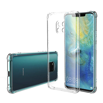 Kuori Huawei Mate 20 Pro:lle, Techsuit, Iskunkestävä Kirkas, Läpinäkyvä