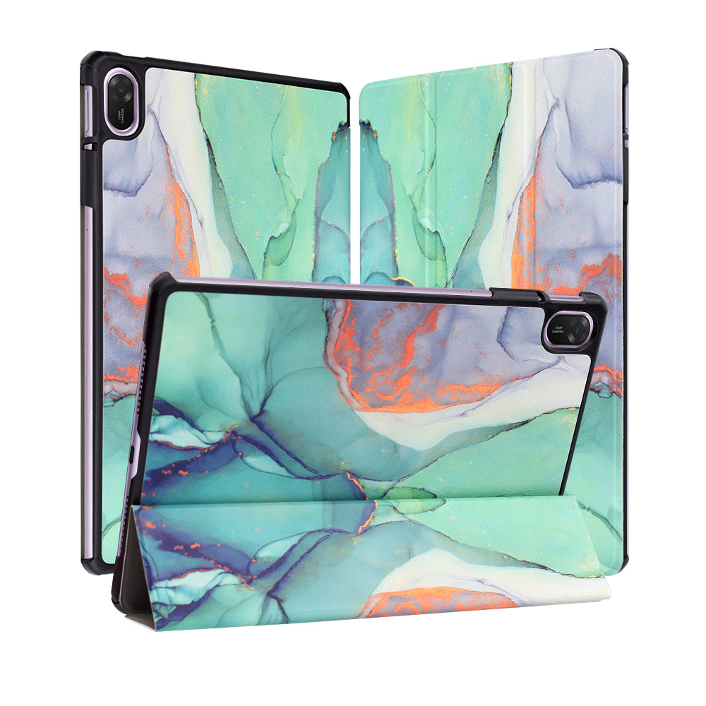 Kotelo Huawei MatePad 11.5 (2025) varten, Techsuit, FoldPro Green Time, Monivärinen