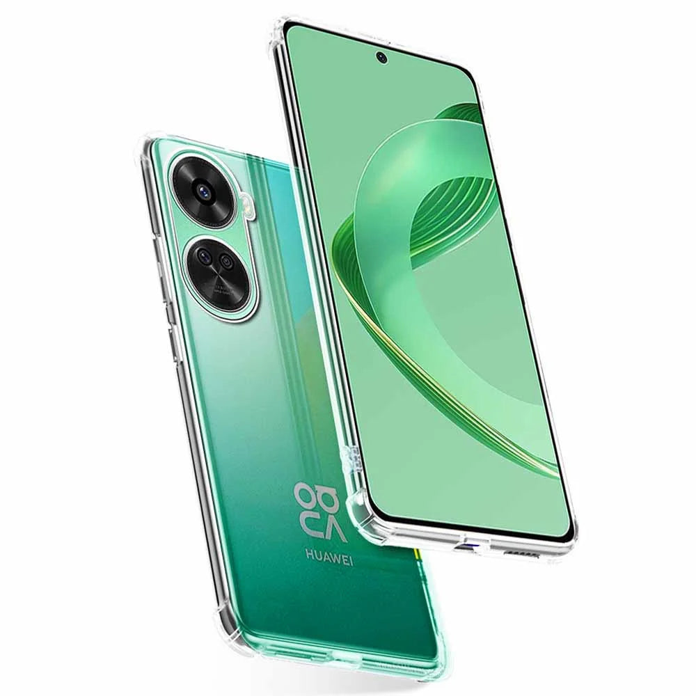 Kuori Huawei nova 11 SE / nova 12 SE:lle, Techsuit, Iskunkestävä Kirkas, Läpinäkyvä
