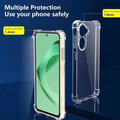 Kuori Huawei nova 11 SE / nova 12 SE:lle, Techsuit, Iskunkestävä Kirkas, Läpinäkyvä