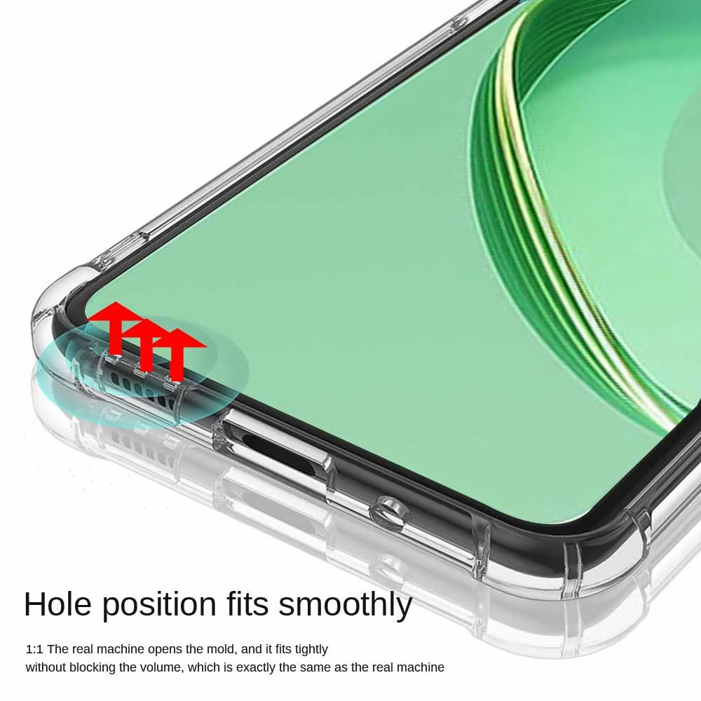 Kuori Huawei nova 11 SE / nova 12 SE:lle, Techsuit, Iskunkestävä Kirkas, Läpinäkyvä