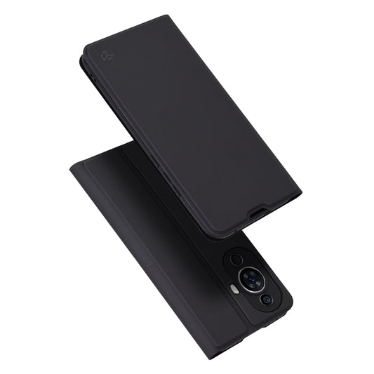 Kuori Huawei nova 12s / nova 11:lle, Techsuit, Magskin Book, Musta
