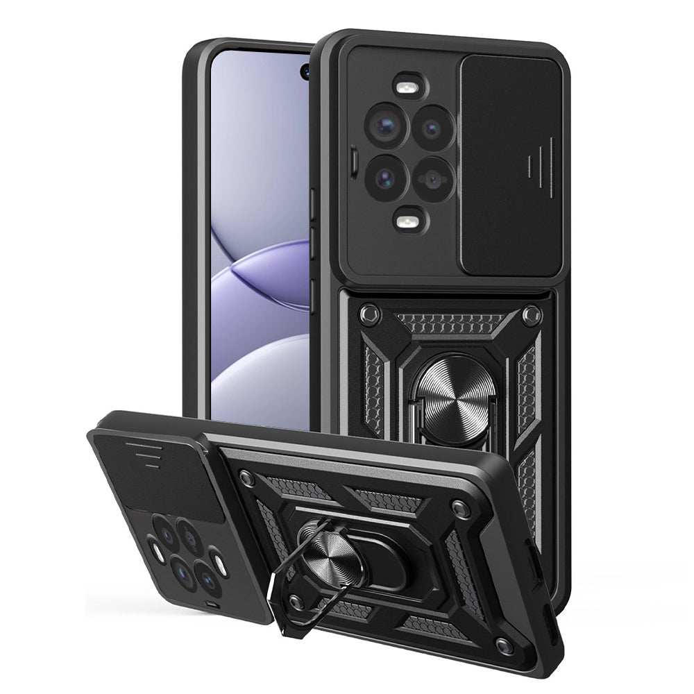 Kuori Huawei nova 13 Pro:lle, Techsuit, CamShield, Musta