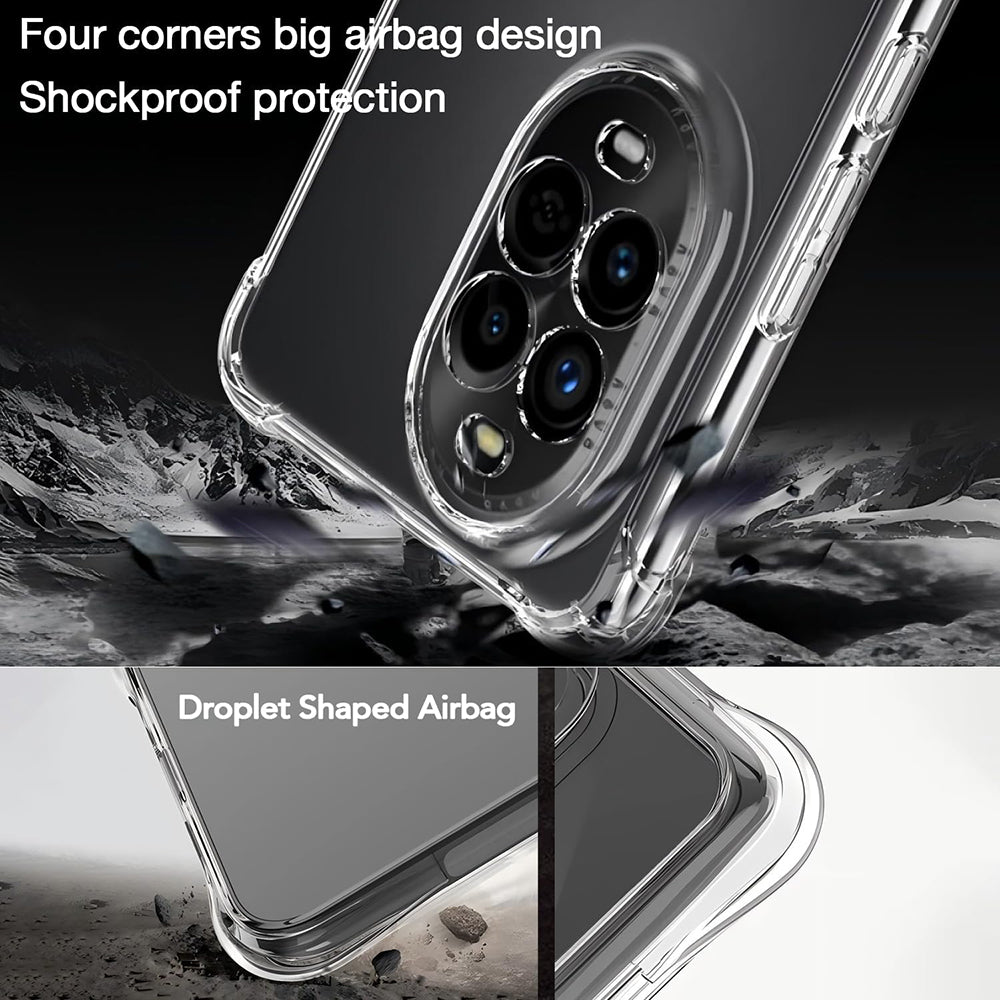 Kuori Huawei nova 13 Pro:lle, Techsuit, Iskunkestävä Kirkas, Läpinäkyvä