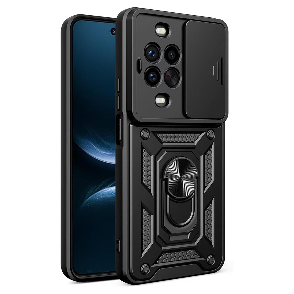 Kotelo Huawei nova 14 Pro:lle, Techsuit, CamShield, Musta