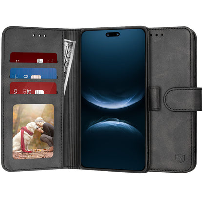 Suojakotelo Huawei nova 14 Pro:lle, Techsuit, Diary Book, Musta