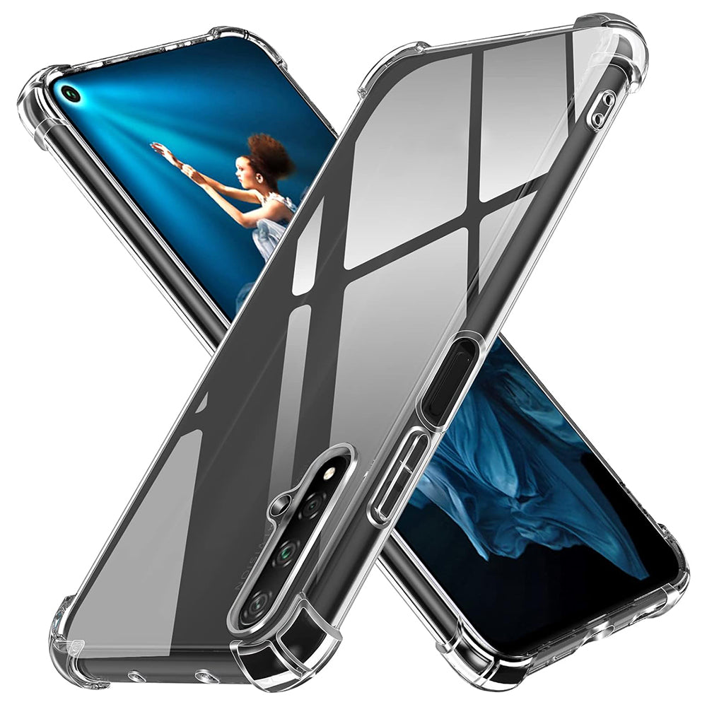 Case for Huawei nova 5T / Honor 20, Techsuit, Shockproof Clear, Transparent