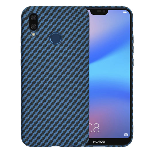 Kotelo Huawei P20 Lite, Techsuit, Carbonite FiberShell, Turkoosi