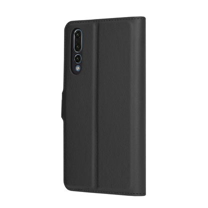 Kotelo Huawei P20 Pro:lle, Techsuit, Leather Folio, Musta