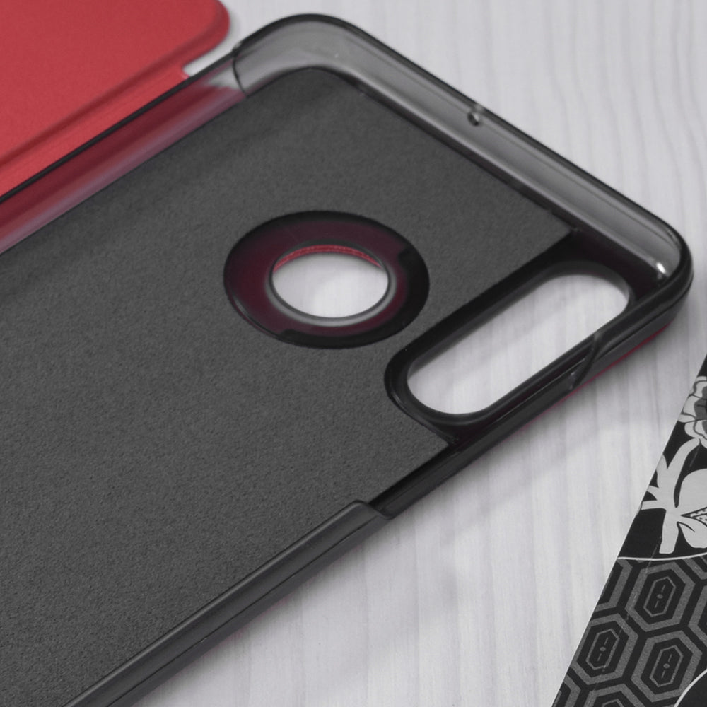 Kuori Huawei P30 lite New Edition / P30 lite, Techsuit, eFold, Punainen