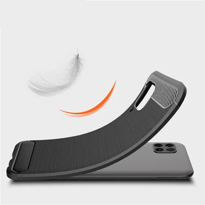 Case for Huawei P40 lite 4G, Techsuit, Carbon, Black