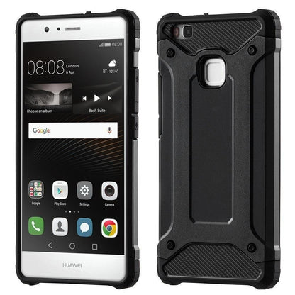 Kuori Huawei P9 lite (2016):lle, Techsuit, Hybrid Armor, Musta