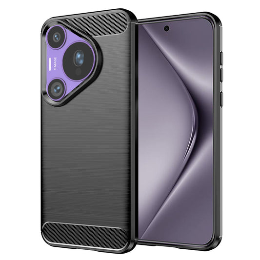 Kuori Huawei Pura 70 Pro:lle, Techsuit, Hiili, Musta