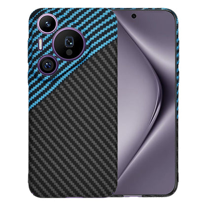 Kuori Huawei Pura 70 Pro:lle, Techsuit, Carbonite FiberShell, Musta Bleu