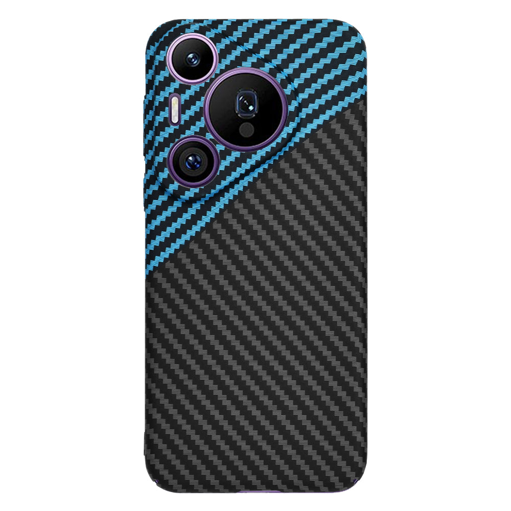 Kuori Huawei Pura 70 Pro:lle, Techsuit, Carbonite FiberShell, Musta Bleu