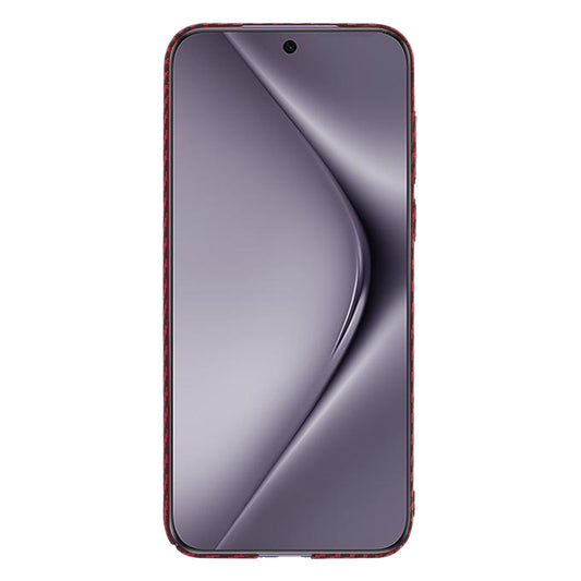 Kuori Huawei Pura 70 Pro:lle, Techsuit, Carbonite FiberShell, Punainen