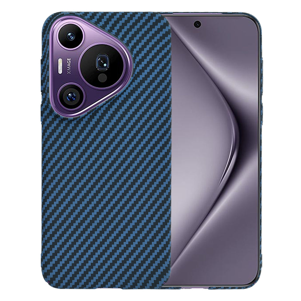 Kuori Huawei Pura 70 Pro:lle, Techsuit, Carbonite FiberShell, Turkoosi